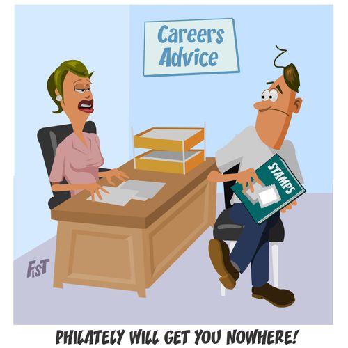 Philately will get you nowhere!