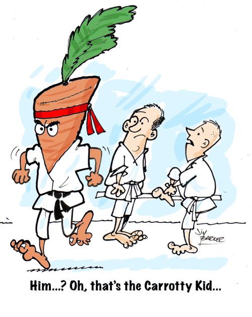 'Him...? Oh, that's the Carrotty Kid...'