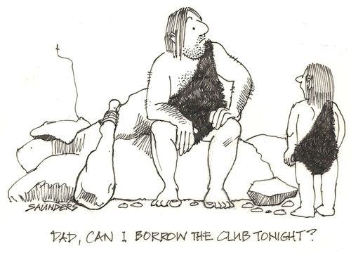 'Dad, can I borrow the club tonight?'