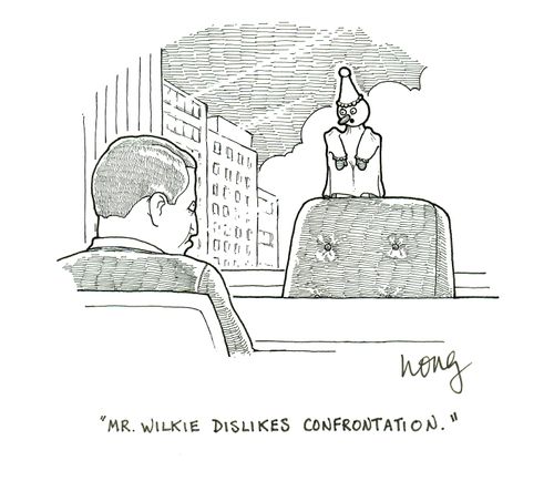 'Mr. Wilkie dislikes confrontation.'