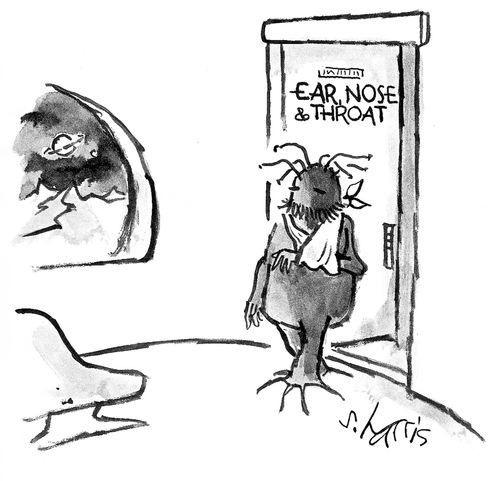 'Ear, nose throat.' for Martian.
