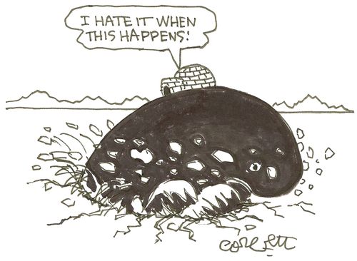 'I hate it when this happens!'