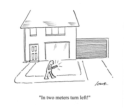 'In two meters turn left!'
