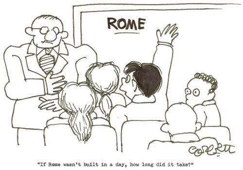 'If Rome wasn't built in a day, how long did it take?'
