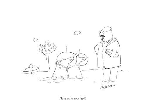 'Take us to your lead.'