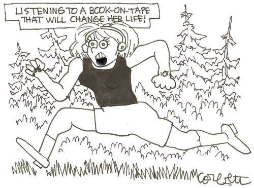 Listening to a Book - On - Tape that will change her life!'