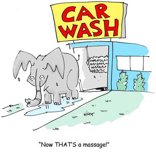 'Now THAT'S a massage!'