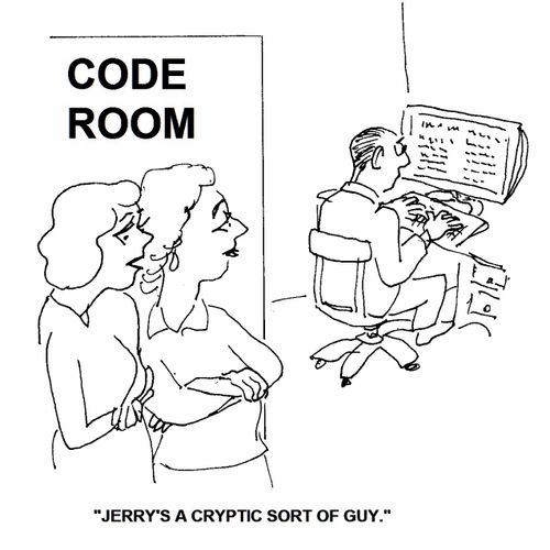 'Jerry's a cryptic sort of guy,'