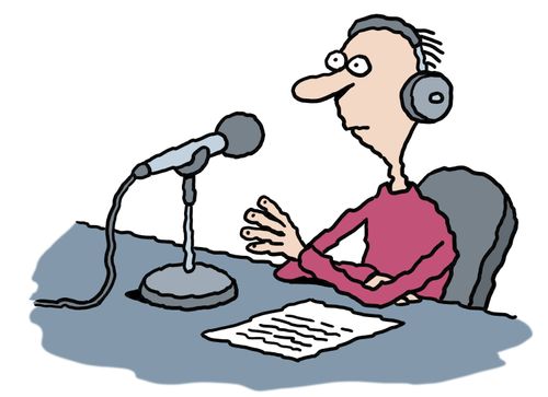 A radio presenter.