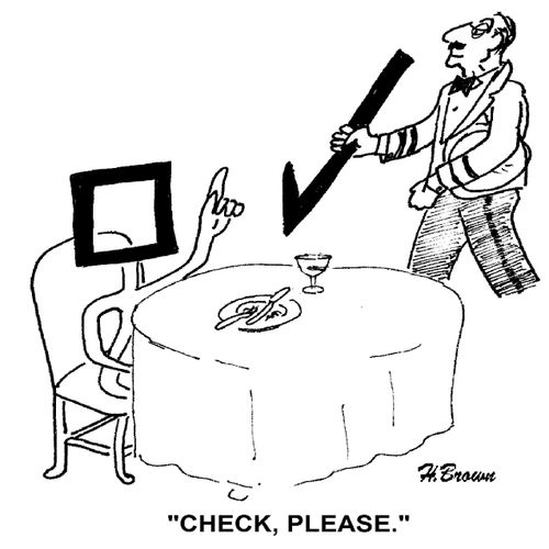 Check box.