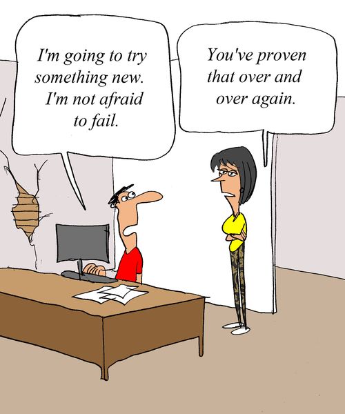 'I'm going to try something new. I'm not afraid of failing.'