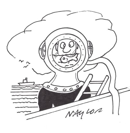 Deep sea diving problems.
