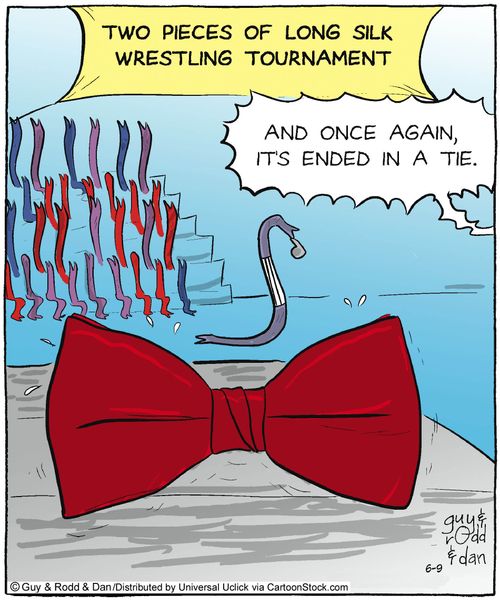 'And once again it's ended in a tie.'