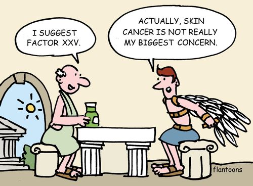 Skin cancer is not really my biggest concern.
