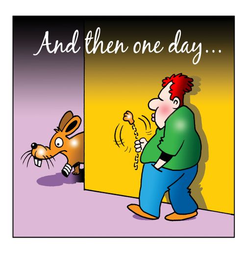 And then one day...