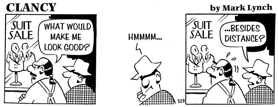 Clancy Strip: At the Suit Sale