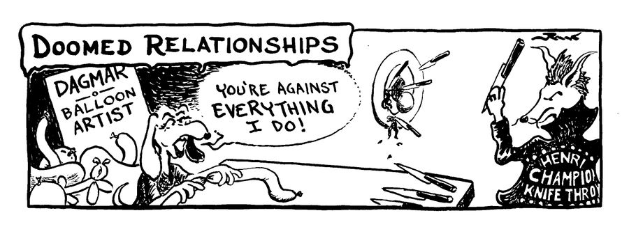 Doomed Relationships - Balloon Artists and Knife Throwers