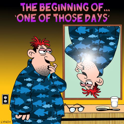 The beginning of. . . one of those days.
