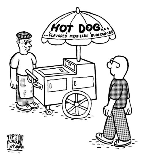 Hot Dog... Flavored meat-like substances