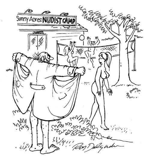 Sunny Acres Nudist Camp.