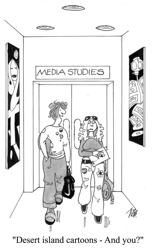 'Desert island cartoons - and you?'
