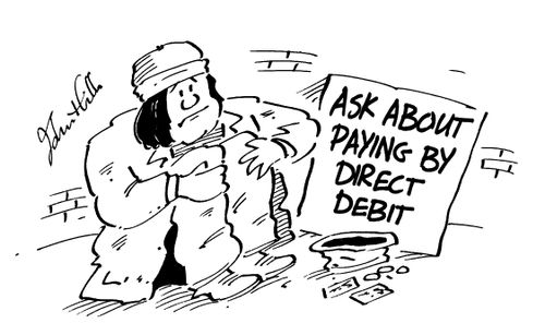 "Ask about paying by Direct Debit."