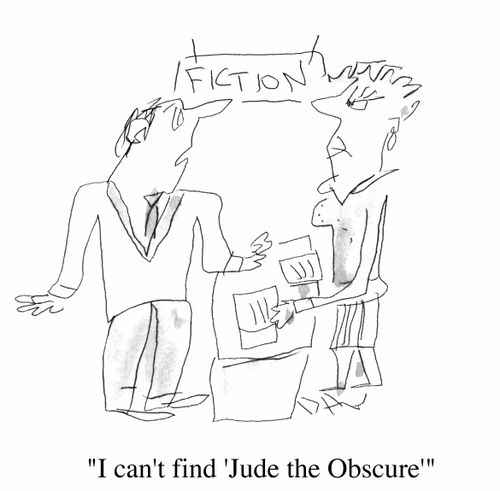 "I can't find 'Jude the Obscure'"