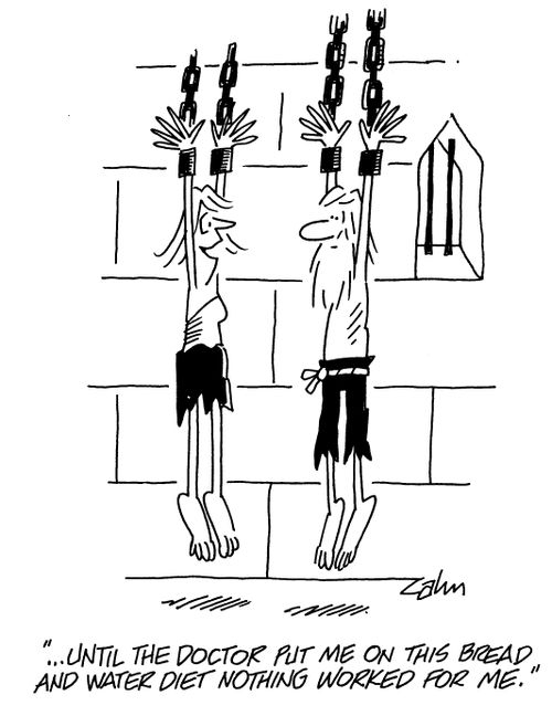 '...until the doctor put me on this bread and butter diet nothing worked for me.'