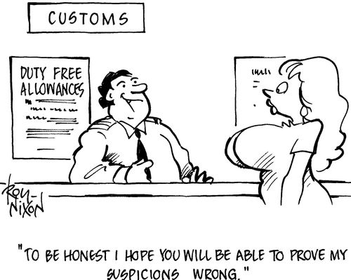 'To be honest I hope you will be able to prove my suspicions wrong.'