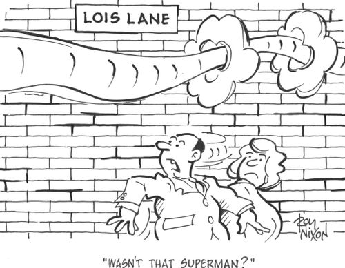 'Wasn't that Superman?'