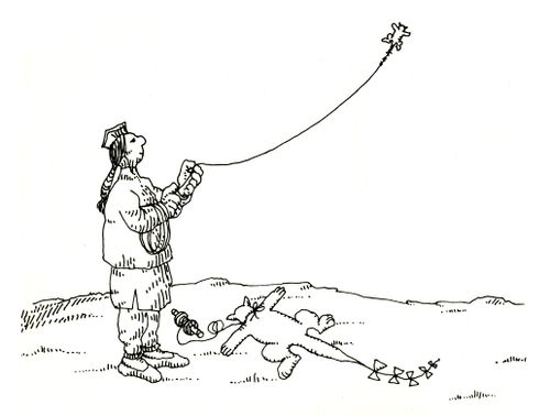 101 uses of a dead cat: kite.