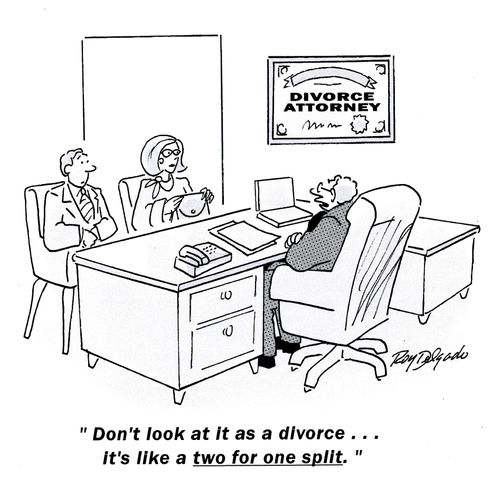 'Don't look at it as a divorce...it's like a two for one split.'