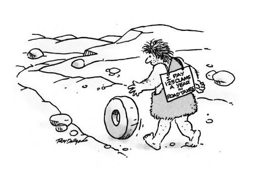 I pay 125 clams a year on road taxes.