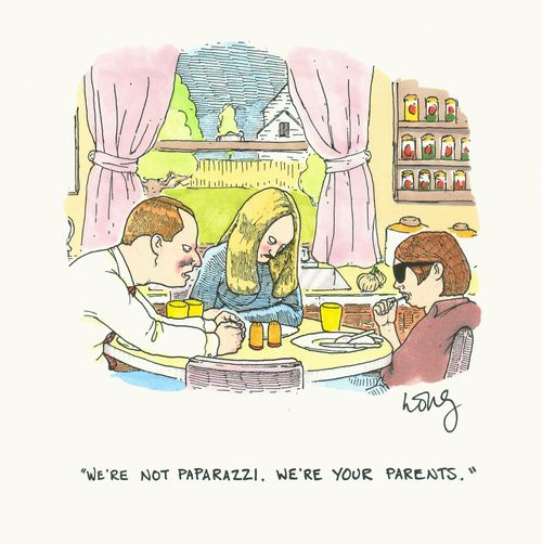'We're not paprazzi. We're your parents.'