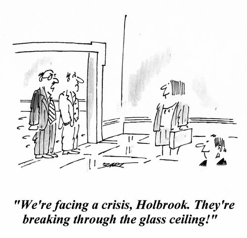 'We're facing a crisis. They're breaking through the glass ceiling!'