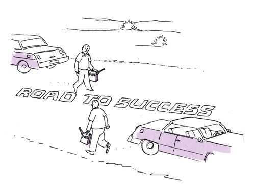 Road to success.