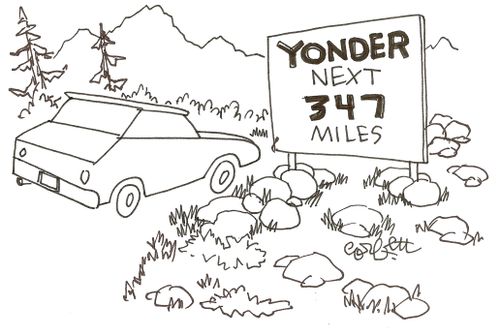 YONDER...next 347 miles.