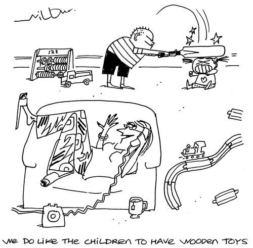 'We do like the children to have wooden toys.'