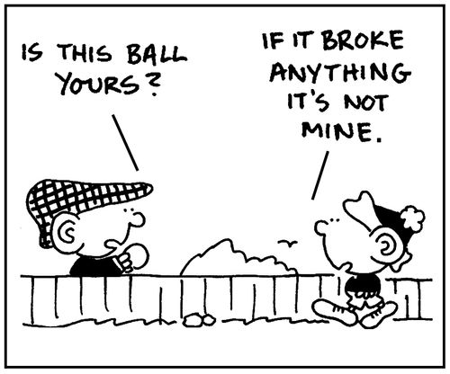 'Is this ball yours?'