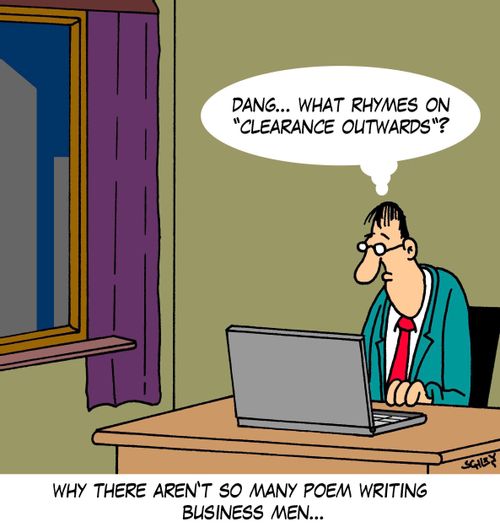 Why there aren't so many poem writing business men...