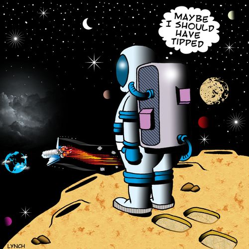 'Maybe I should have tipped.'