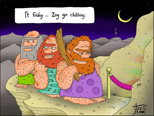 'It Friday...Zog go clubbing.'