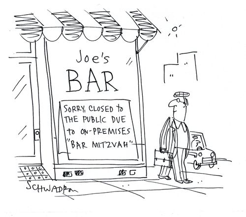 Joe's Bar: Sorry, closed to the public due to on-premises 'Bar Mitzvah'.