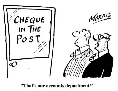 That's our accounts department.