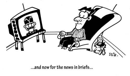 ...and now for the news in briefs...