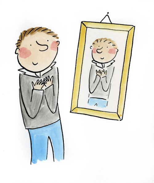 Looking in the mirror
