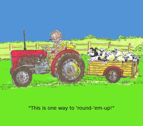 'This is one way to 'round-'em-up!'