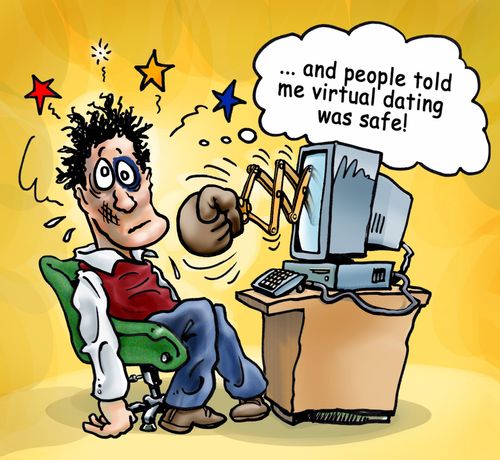People told me virtual dating was safe!