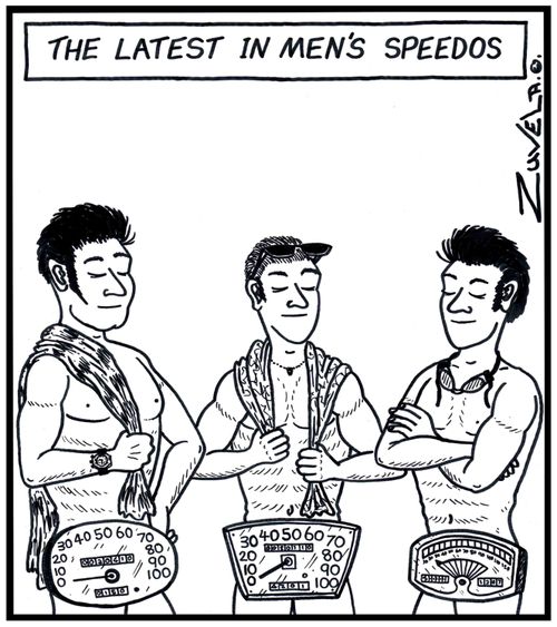 The latest in men's Speedos.