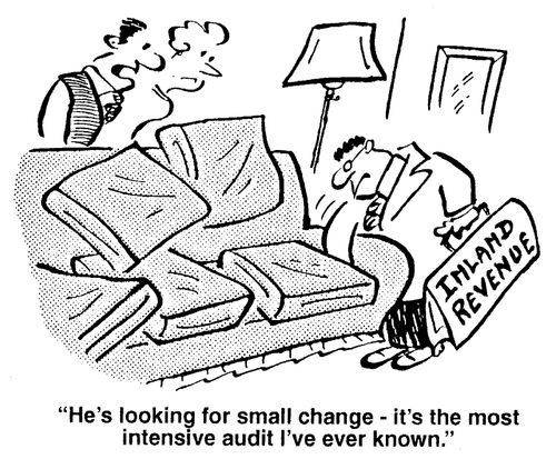 "He's looking for small change - it's the most intensive audit I've ever known."
